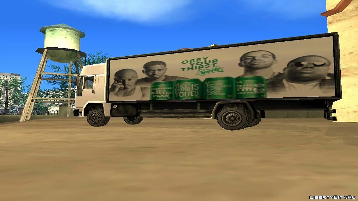 Dft30 Box Truck Ads v2 / GTA San Andreas