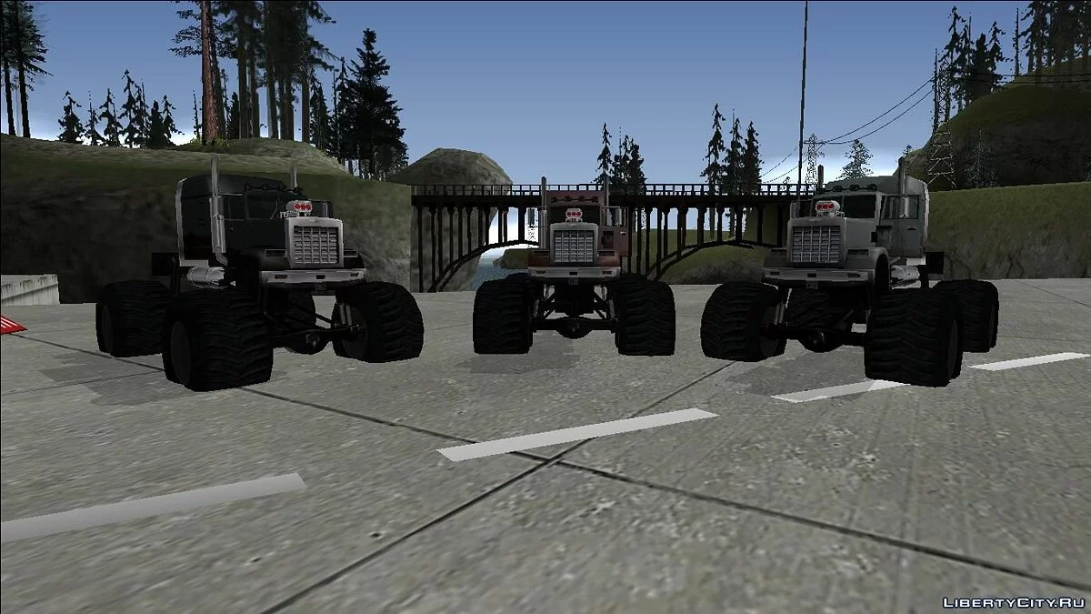Linerunner Monster Truck / GTA San Andreas