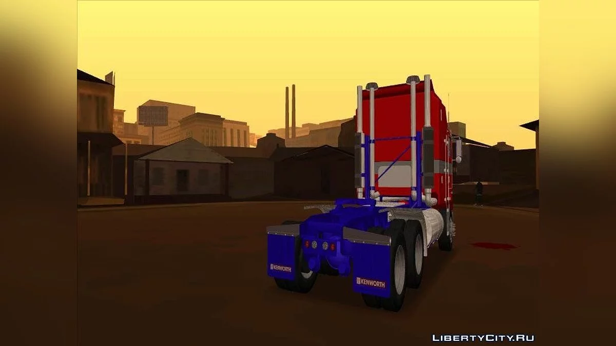 Optimus Prime Repintado Kenworth K100 / GTA San Andreas