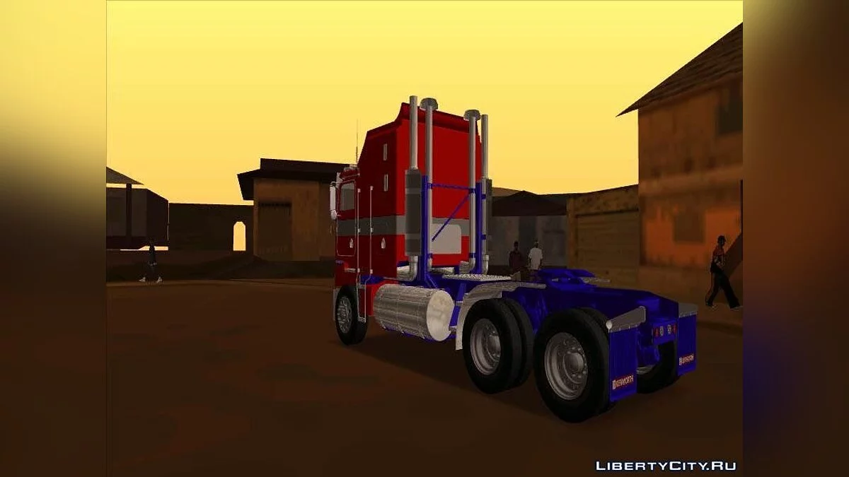Optimus Prime Repintado Kenworth K100 / GTA San Andreas