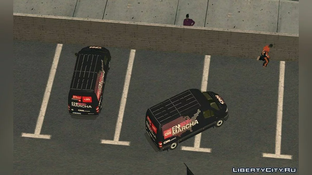 CNN Español News Van Sprinter / GTA San Andreas