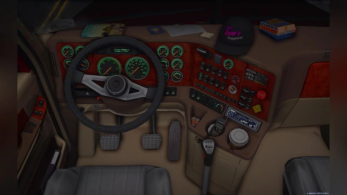 Freightliner Coronado 70" Raised Roof SleeperCab 2003-2005 / GTA San Andreas