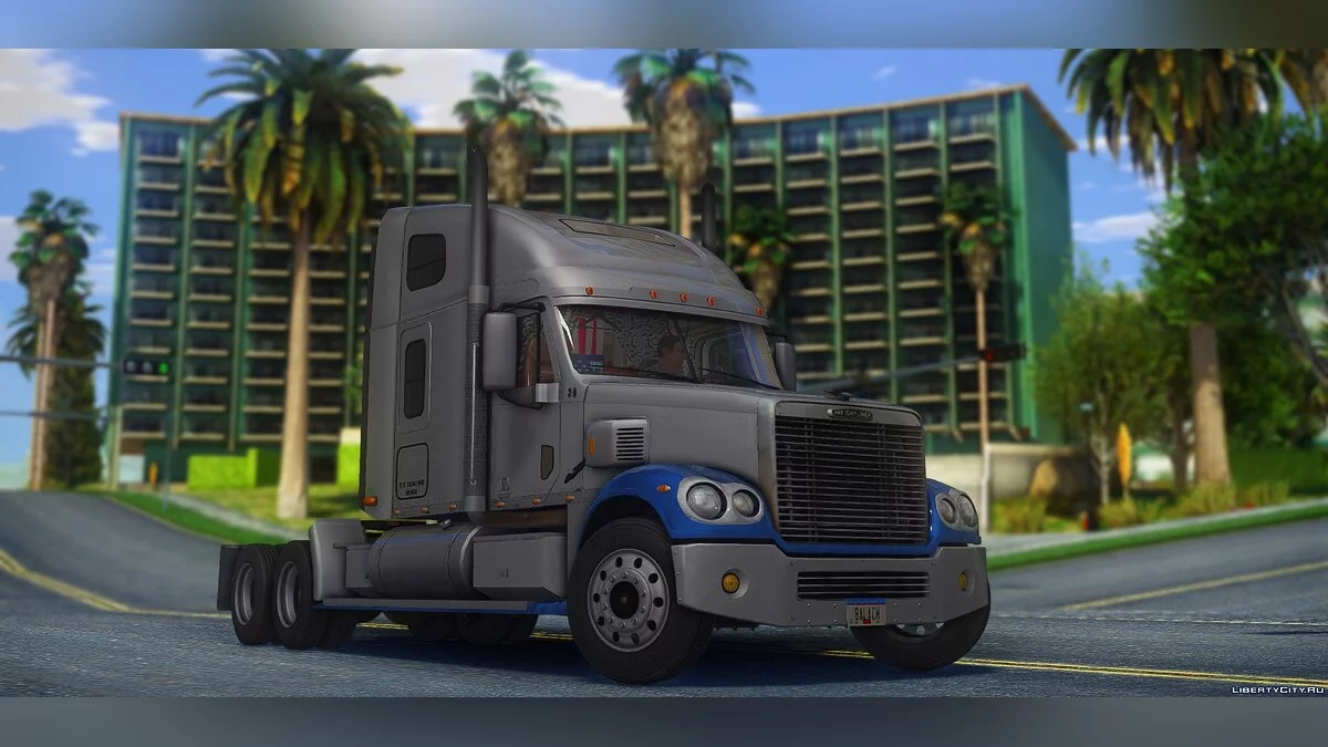 Freightliner Coronado 70" Raised Roof SleeperCab 2003-2005 / GTA San Andreas