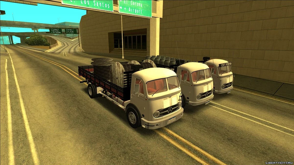 Truck Mercedes-Benz LP 321 1959 — VEHFUNCS, IMVEHFT и STEERING / GTA San Andreas