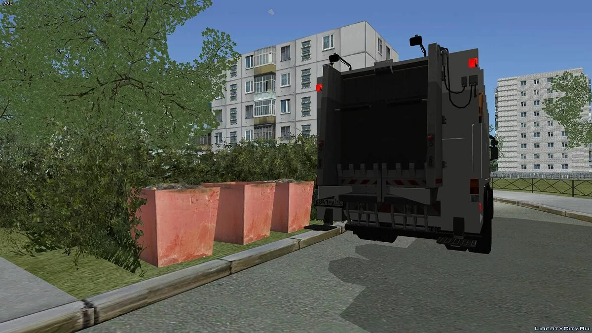 Scania P420 — мусоровоз / GTA San Andreas
