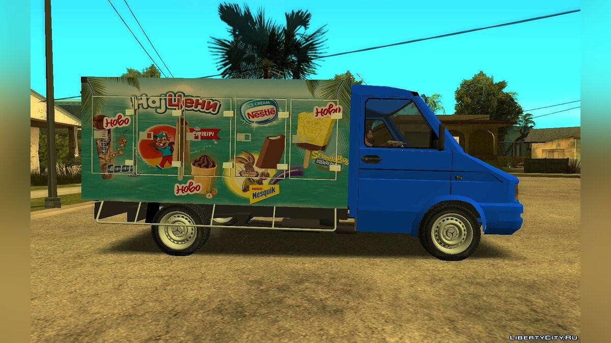 Скачать Zastava Rival Ice Cream Truck для GTA San Andreas