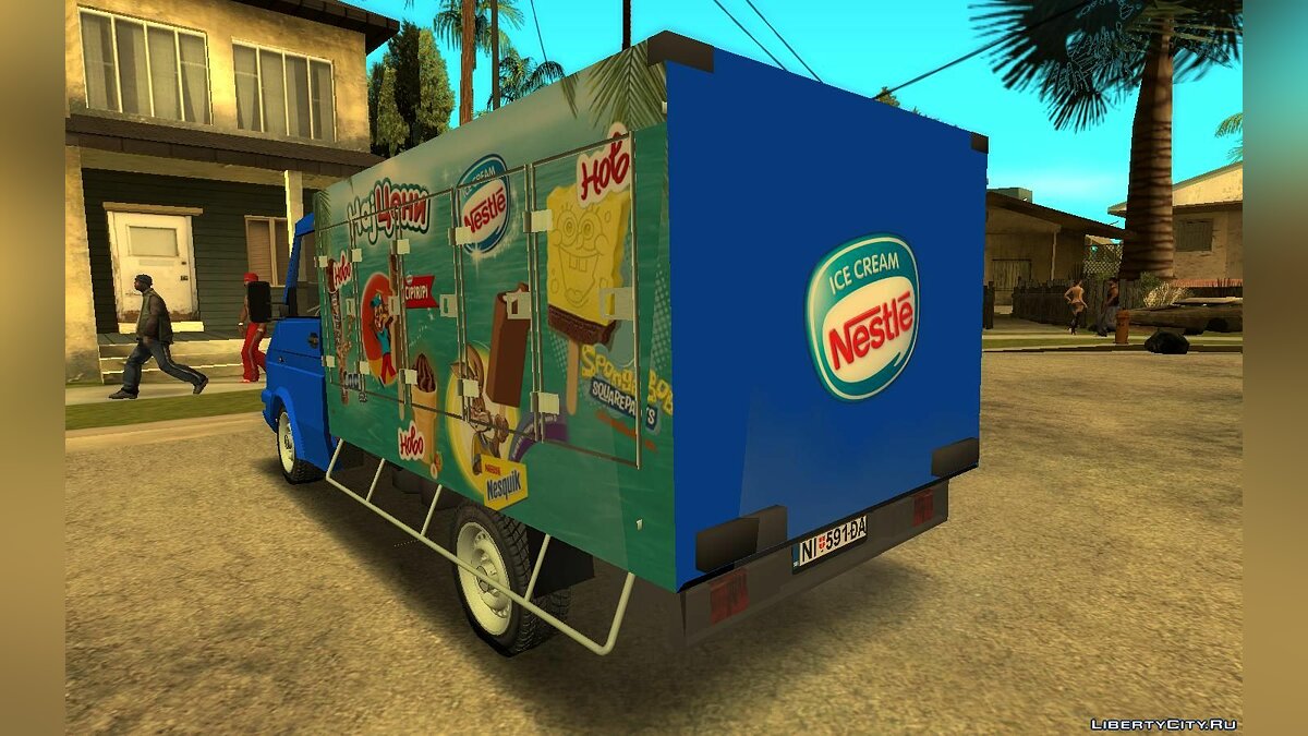 Скачать Zastava Rival Ice Cream Truck для GTA San Andreas