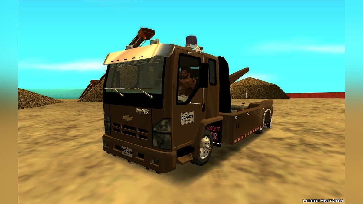 Скачать Chevrolet NPR Tow Truck V2 для GTA San Andreas