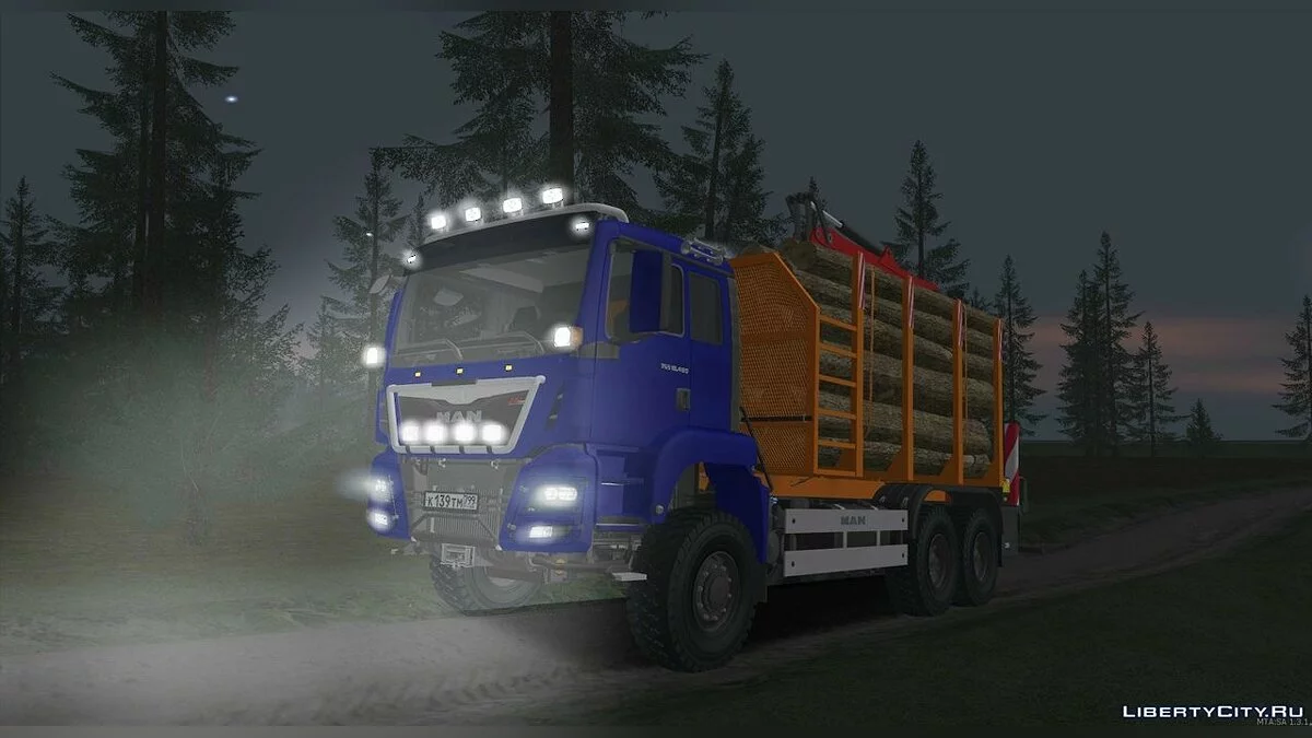 MAN TGS 480 Сортиментовоз / GTA San Andreas