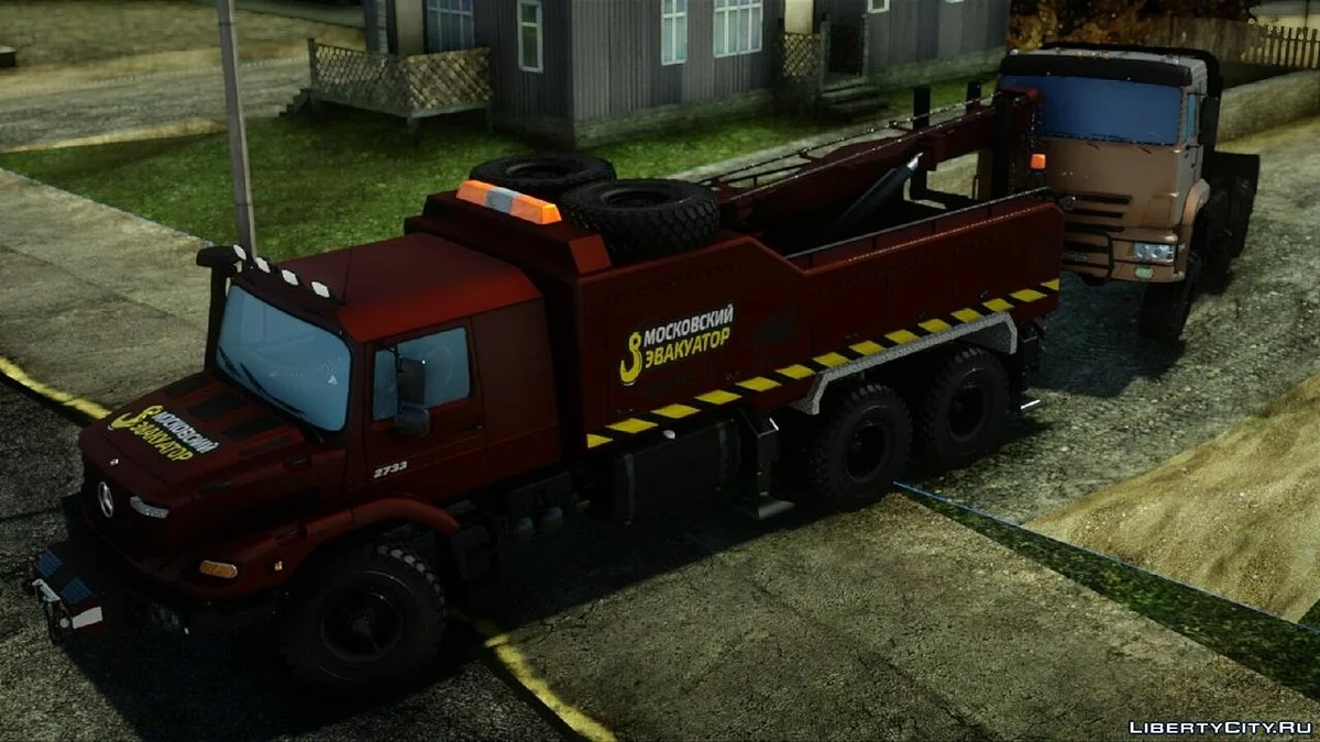 Mercedes-Benz Zetros 2733 Московский Эвакуатор / GTA San Andreas
