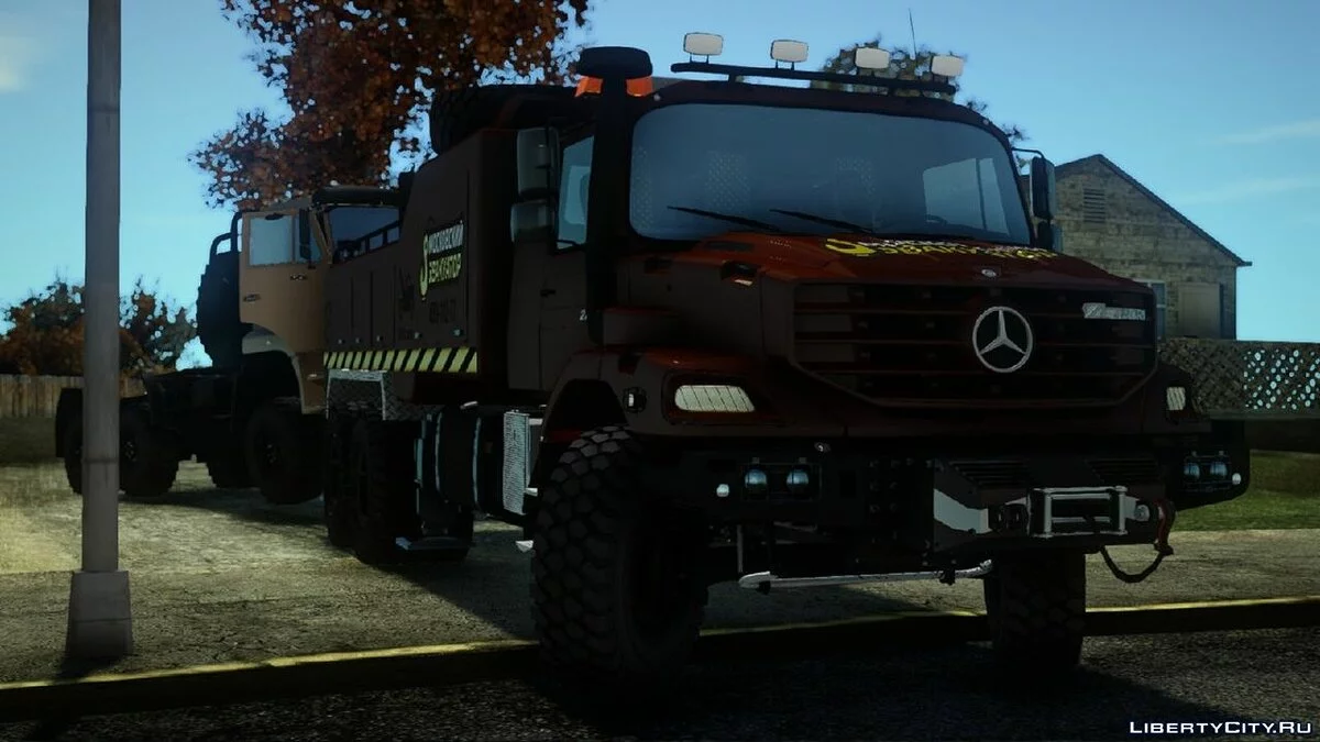 Mercedes-Benz Zetros 2733 Московский Эвакуатор / GTA San Andreas