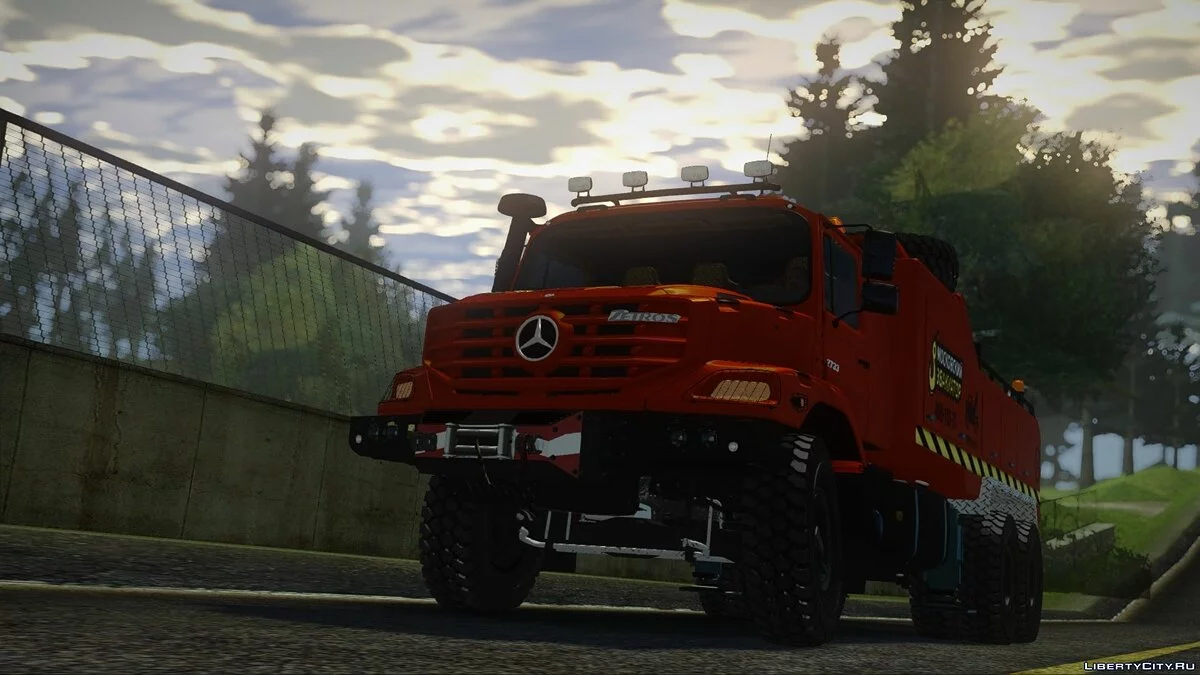 Mercedes-Benz Zetros 2733 Московский Эвакуатор / GTA San Andreas
