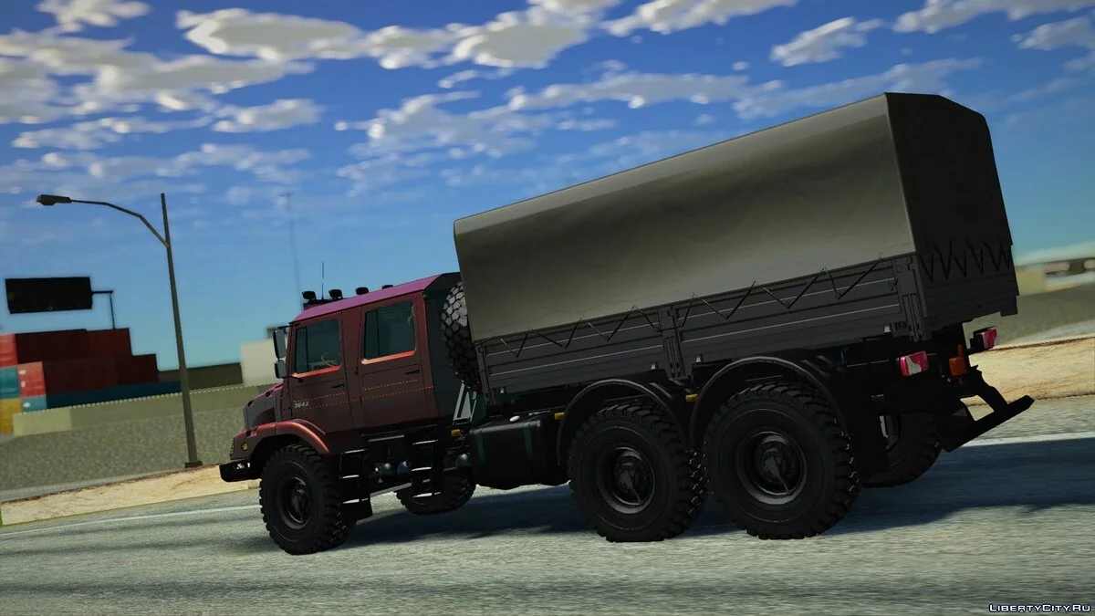Mercedes-Benz Zetros 3643 Брезентовый / GTA San Andreas