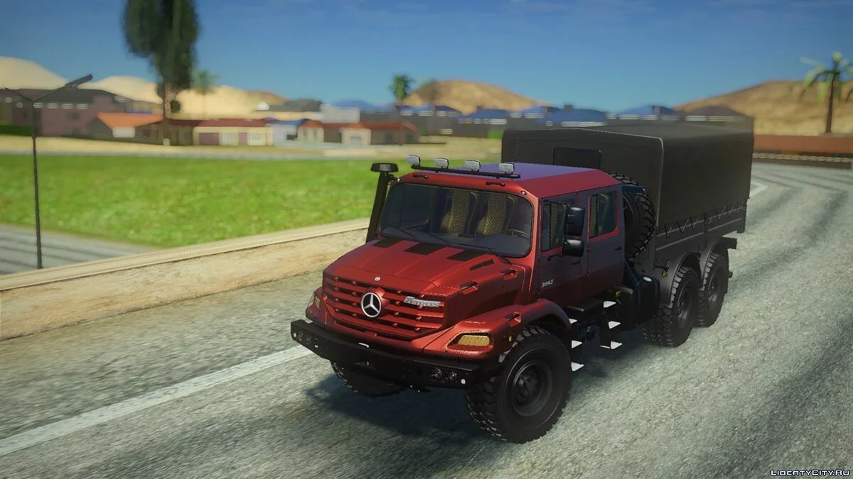Mercedes-Benz Zetros 3643 Брезентовый / GTA San Andreas