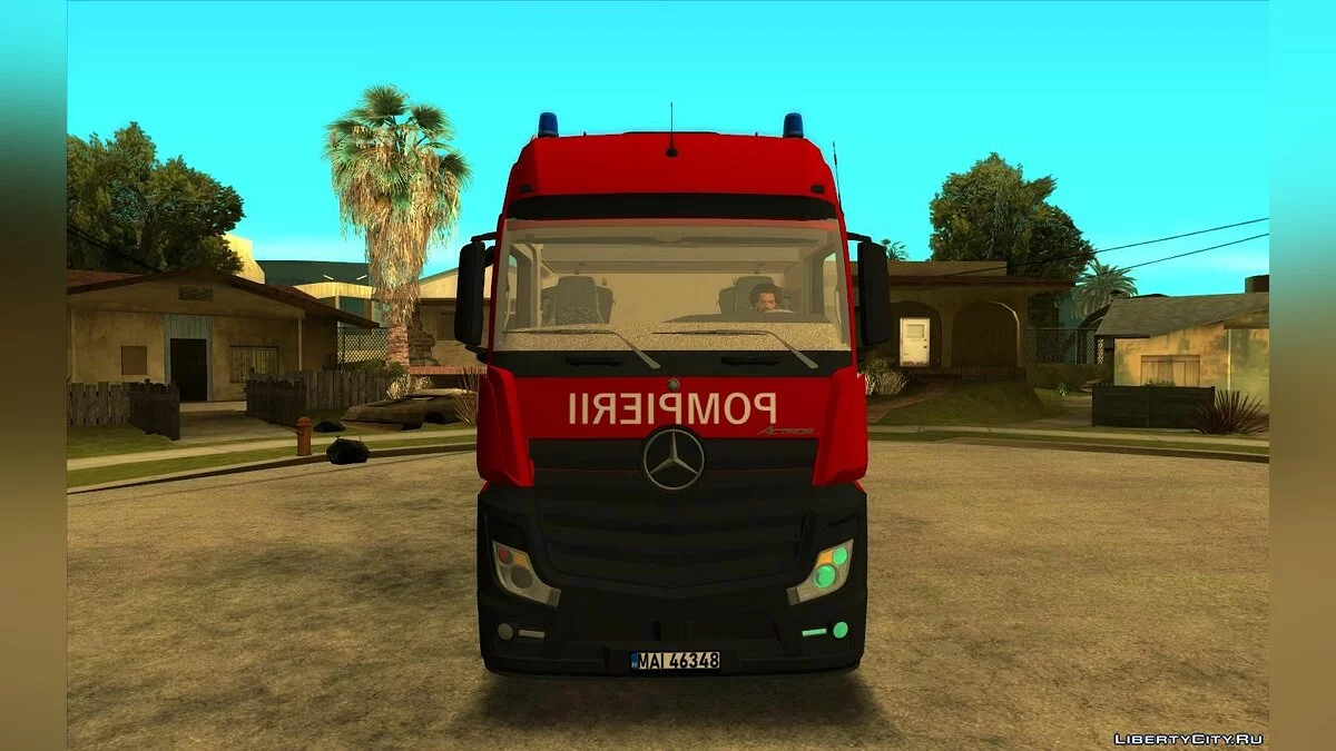 Mercedes-Benz Actros Pompierii / GTA San Andreas