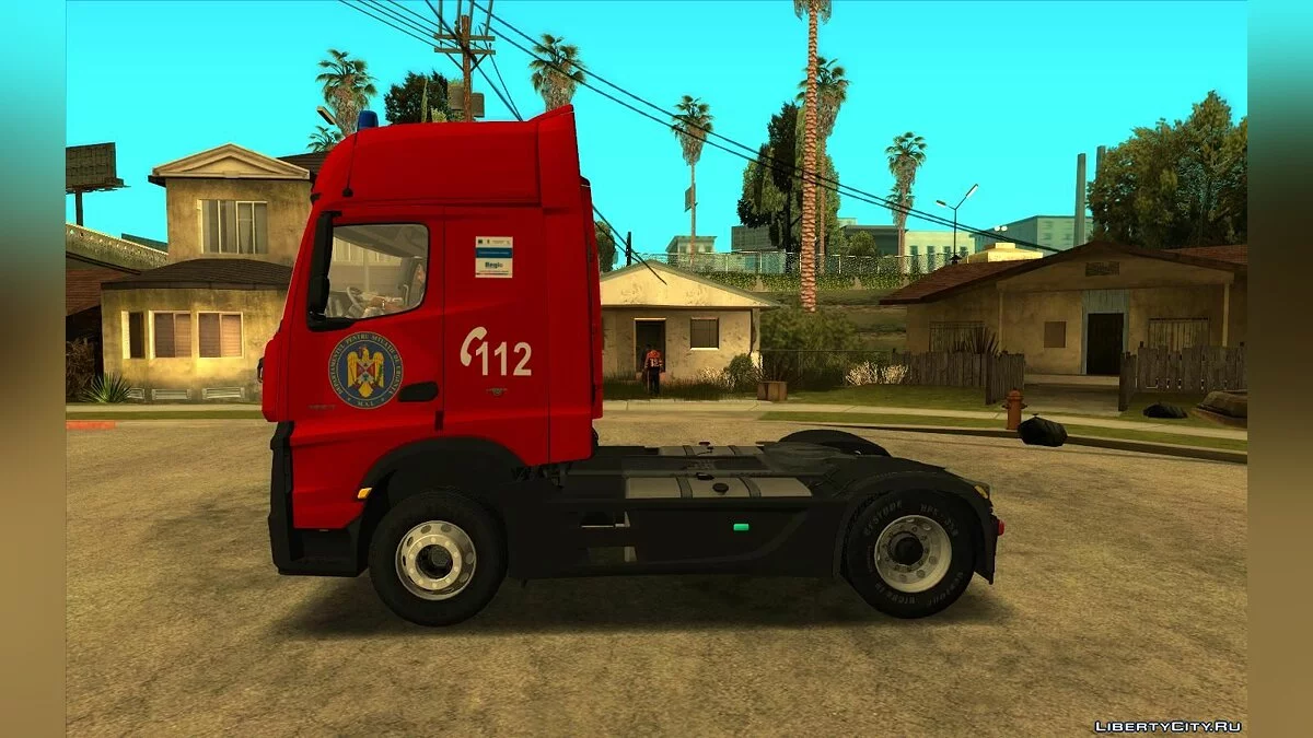 Mercedes-Benz Actros Pompierii / GTA San Andreas