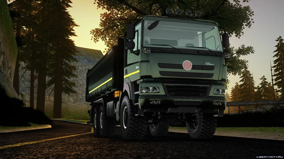 Tatra Phoenix 6x6 Dump Black Edition / GTA San Andreas
