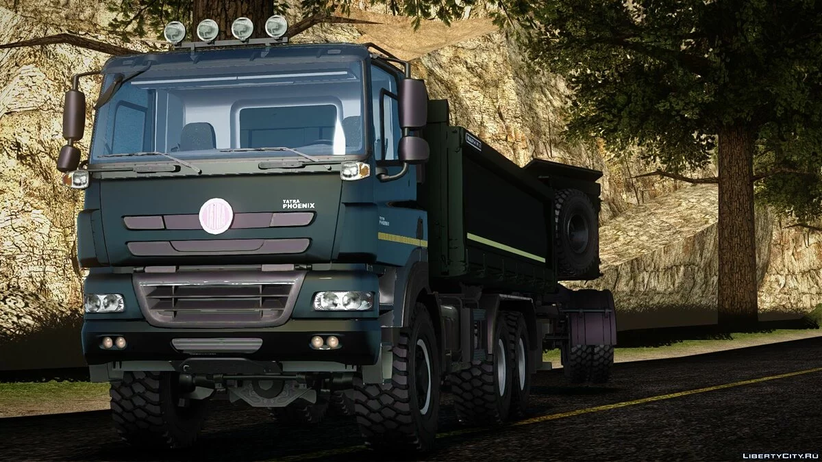 Tatra Phoenix 6x6 Dump Black Edition / GTA San Andreas