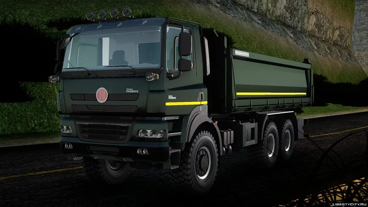 Tatra Phoenix 6x6 Dump Black Edition / GTA San Andreas