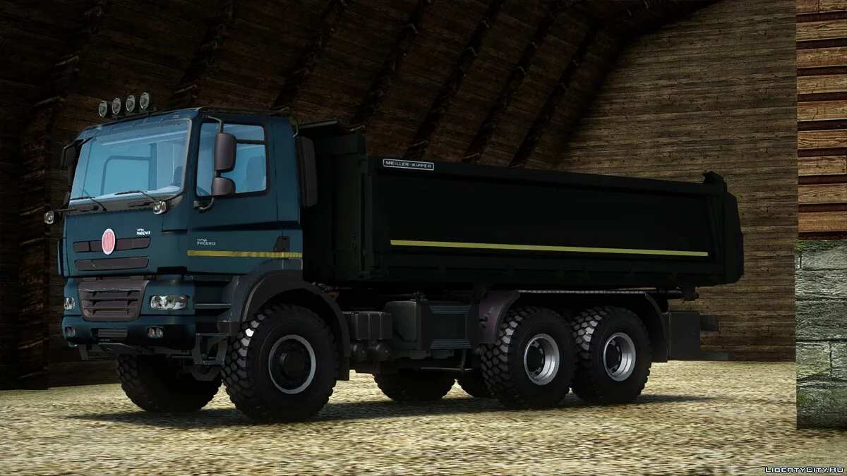 Tatra Phoenix 6x6 Dump Black Edition / GTA San Andreas