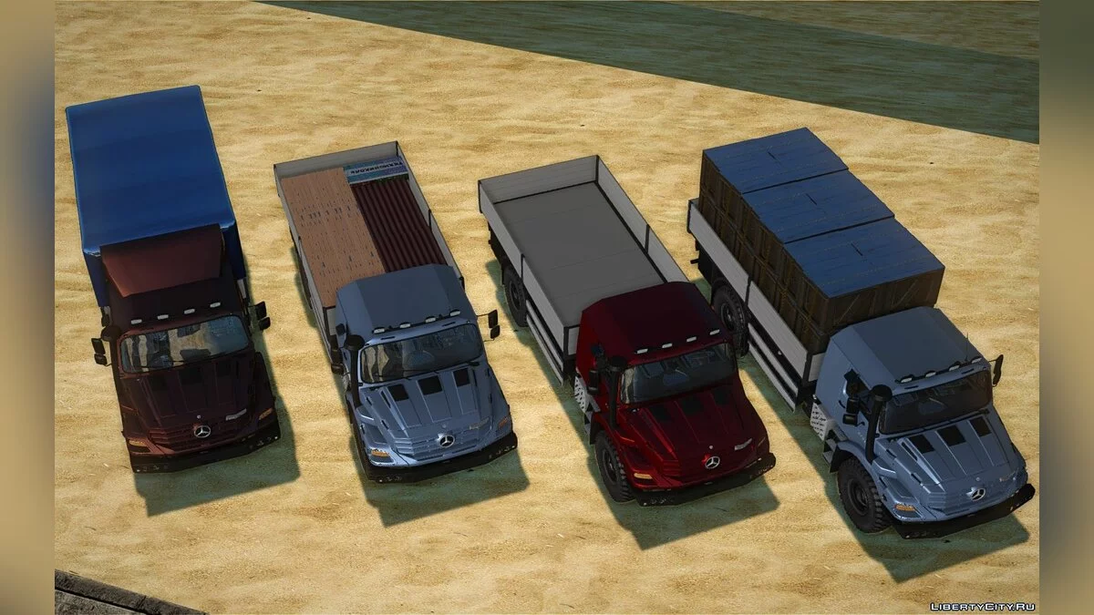 Mercedes-Benz Zetros 2733 Брезентовый / GTA San Andreas