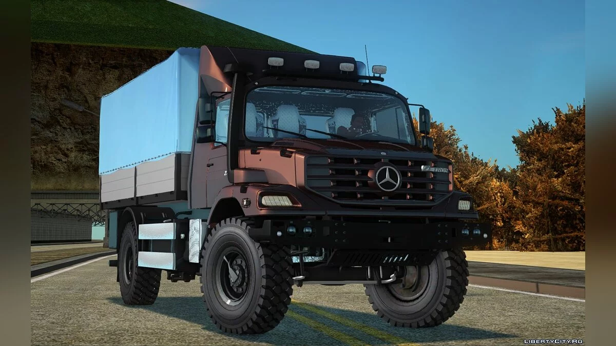 Mercedes-Benz Zetros 2733 Брезентовый / GTA San Andreas