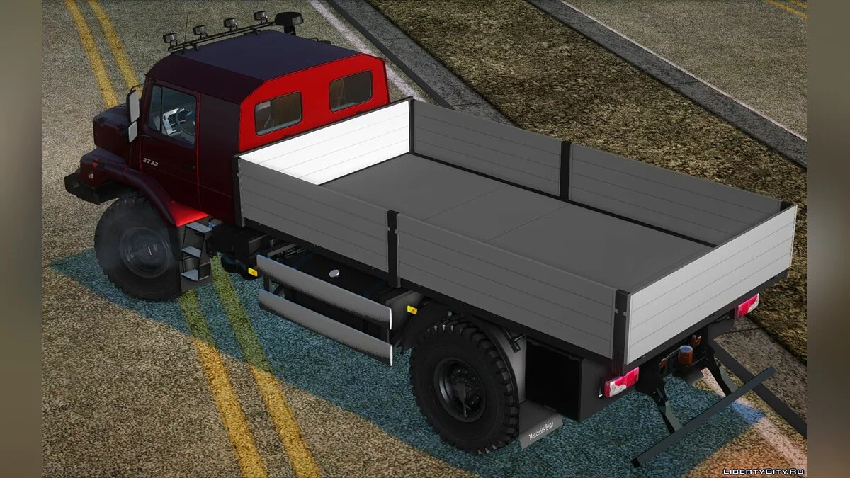 Mercedes-Benz Zetros 2733 Брезентовый / GTA San Andreas