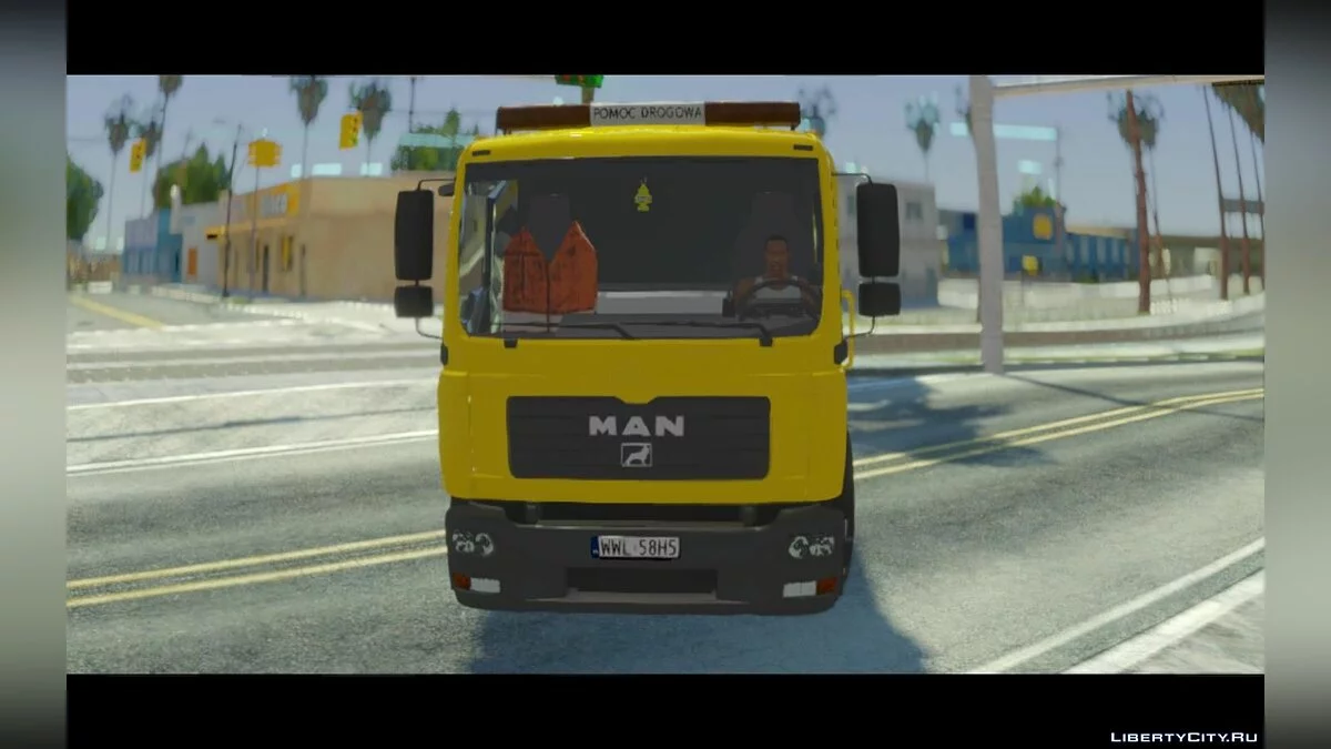 MAN TGL - Дорожная служба  / GTA San Andreas