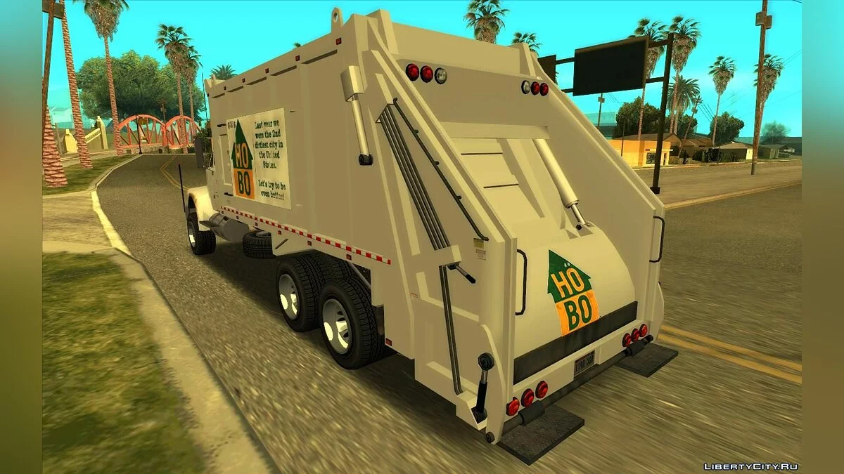 GTA 5 Brute Tipper Trash / GTA San Andreas