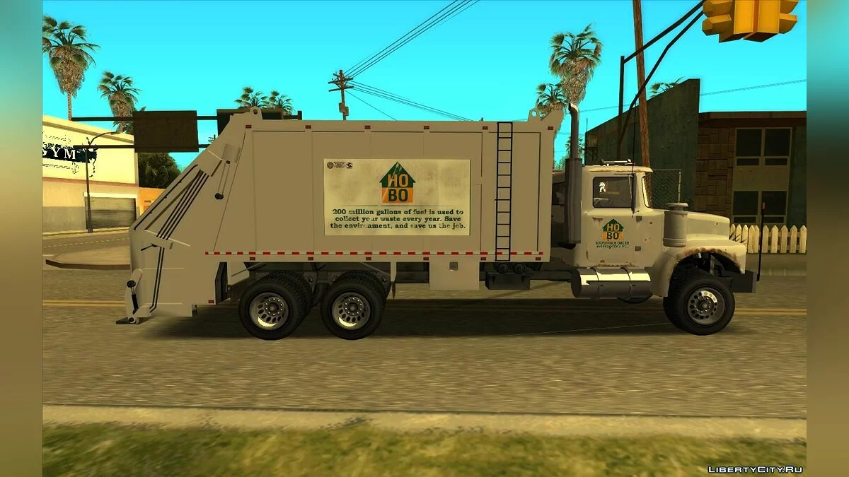 GTA 5 Brute Tipper Trash / GTA San Andreas