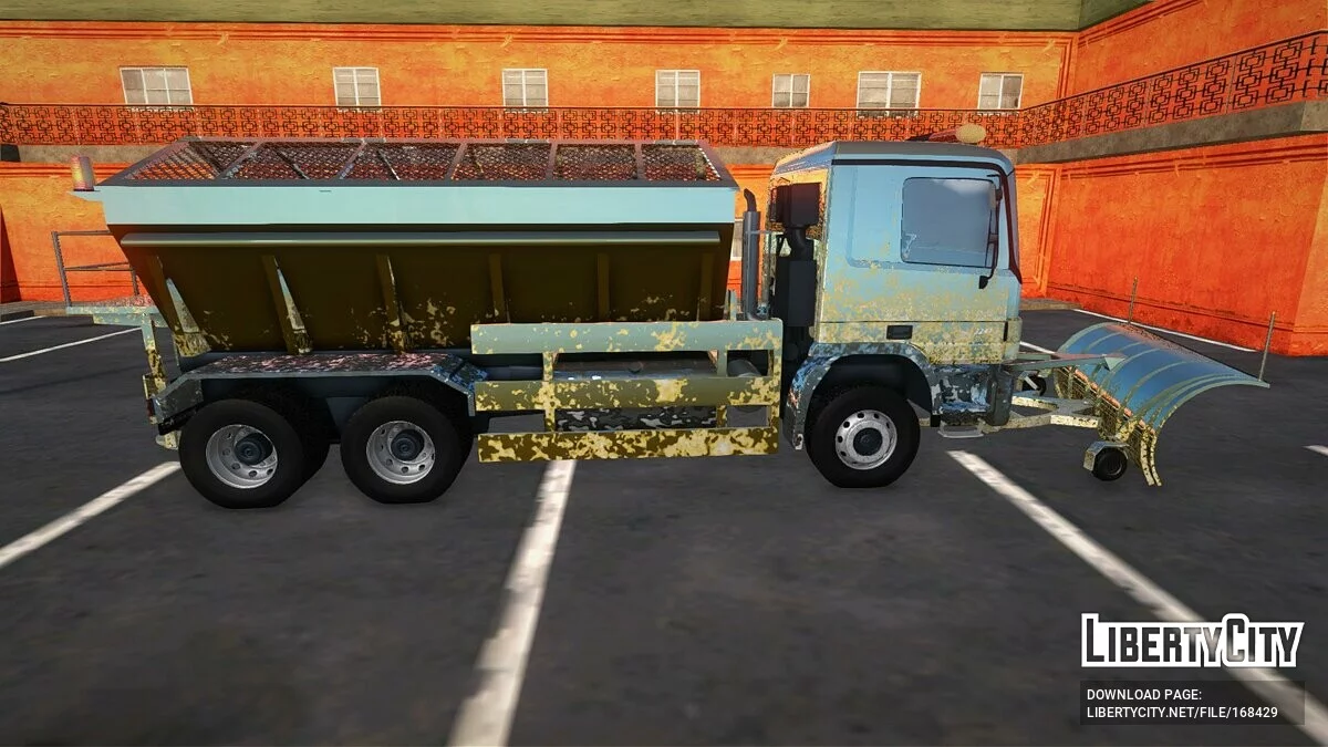 Mack Anthem & Mercedes Benz Actros Snow Blower / GTA San Andreas