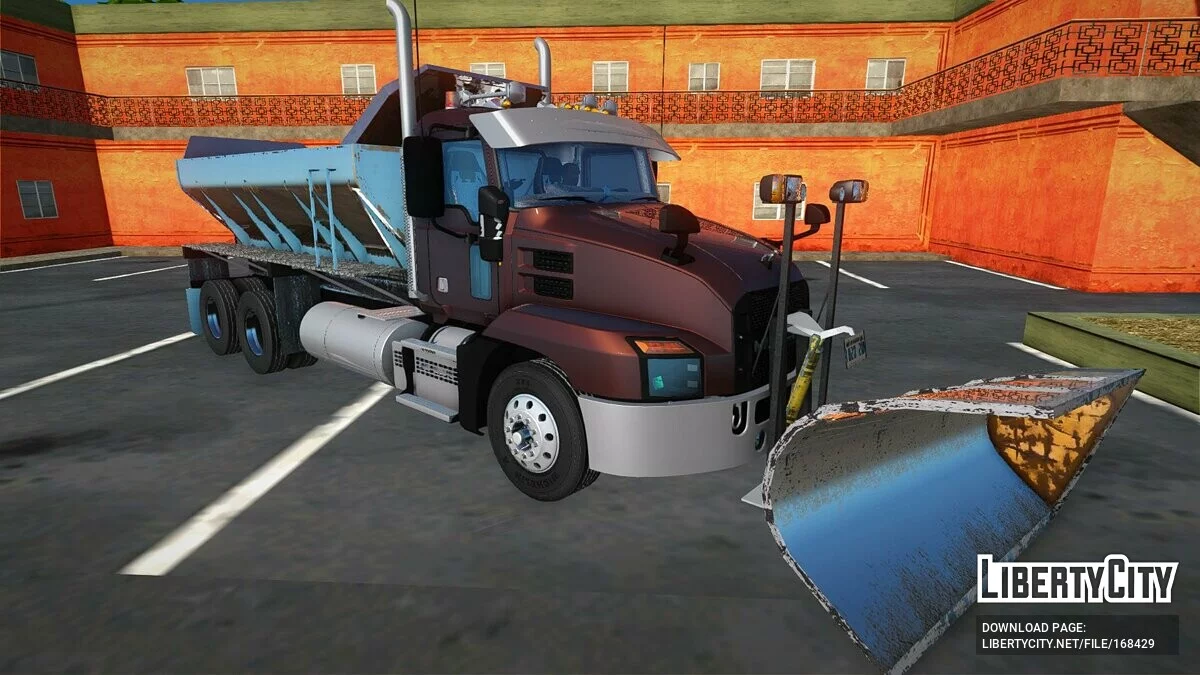 Mack Anthem & Mercedes Benz Actros Snow Blower / GTA San Andreas