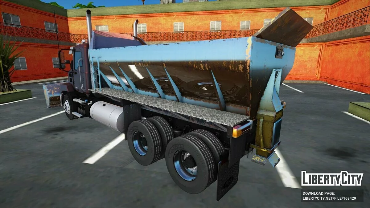 Mack Anthem & Mercedes Benz Actros Snow Blower / GTA San Andreas
