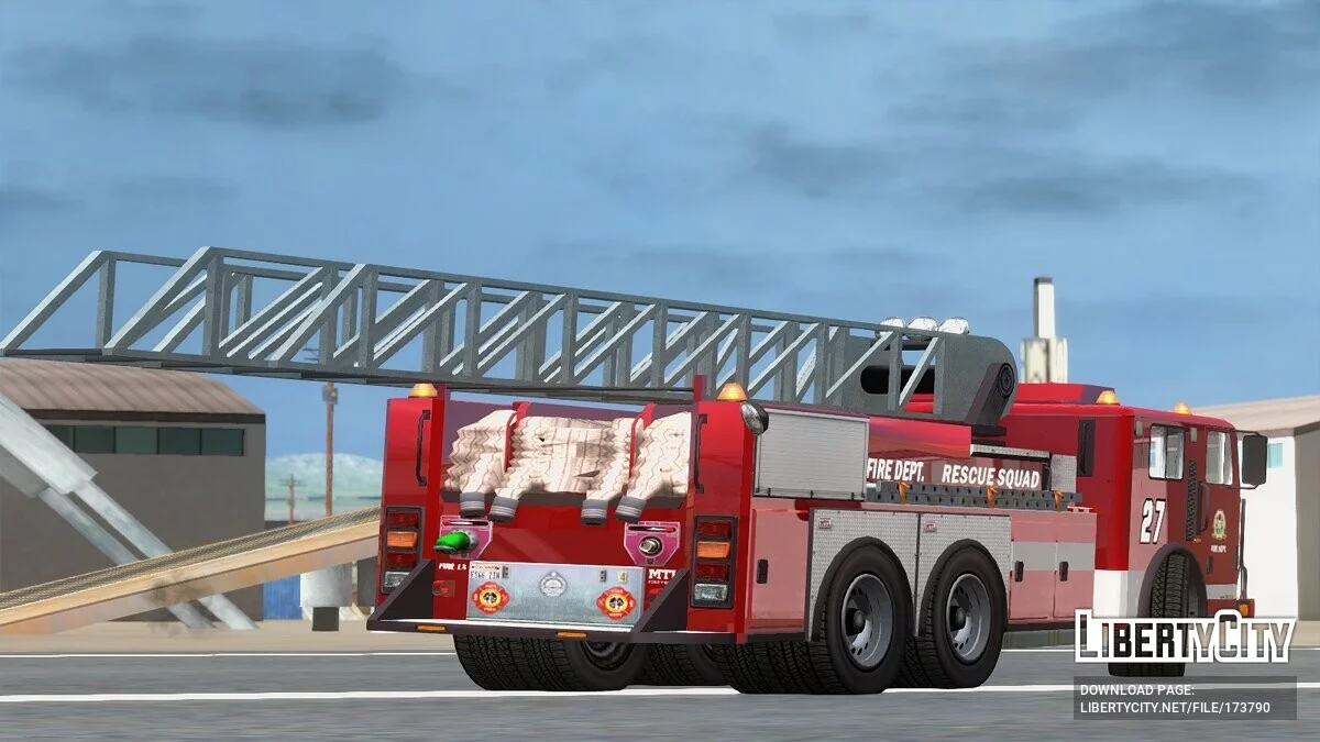 GTA 5 MTL Firetruck LX / GTA San Andreas