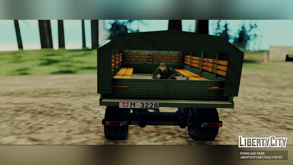 FAP 2026 (Serbian Military Truck) / GTA San Andreas