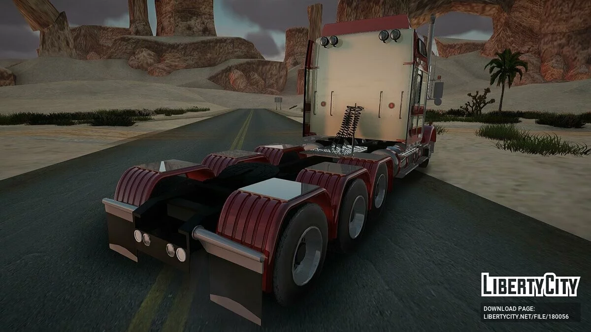 Kenworth T800 Road Train 8X6 / GTA San Andreas