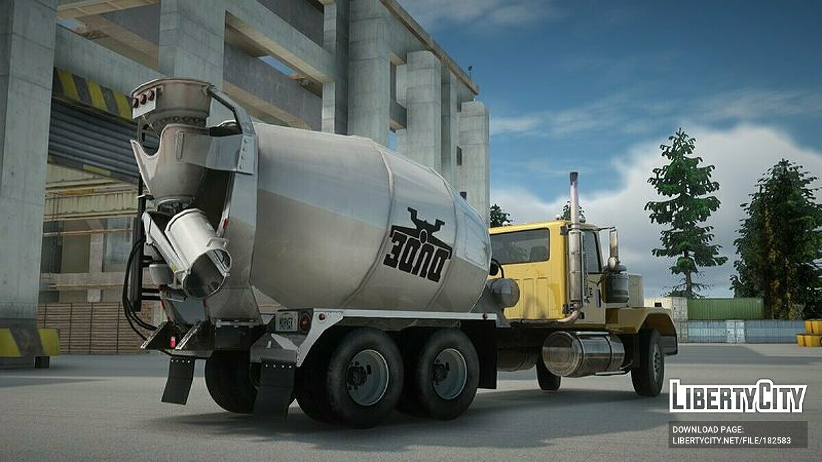 Скачать Chevrolet Bison Concrete mixer 1980 для GTA San Andreas