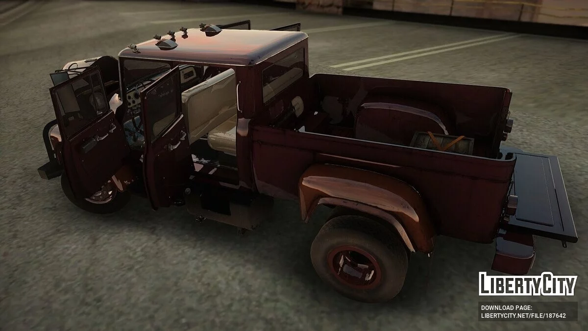 International Harvester Loadstar 1700 Crew Cab 1976 / GTA San Andreas