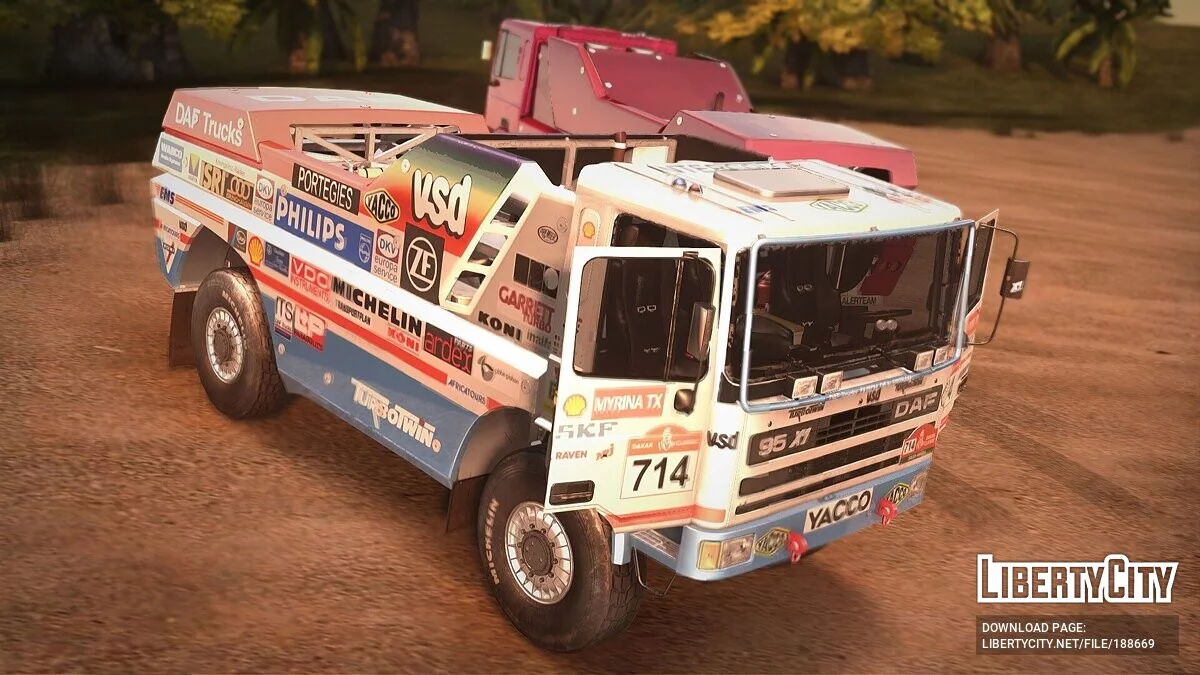 DAF TurboTwin X1 1988 / GTA San Andreas