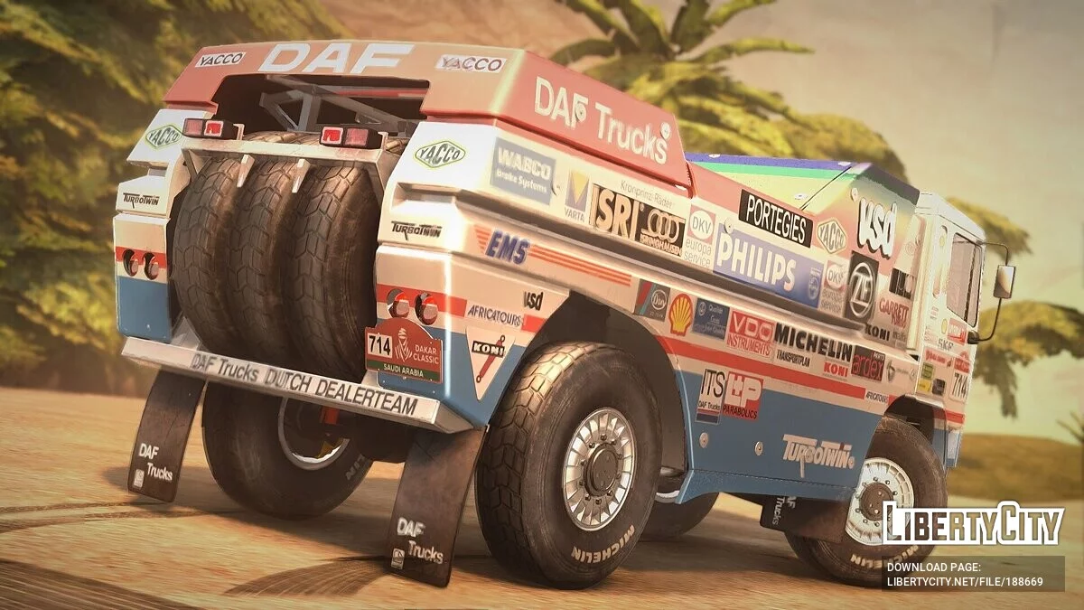 DAF TurboTwin X1 1988 / GTA San Andreas