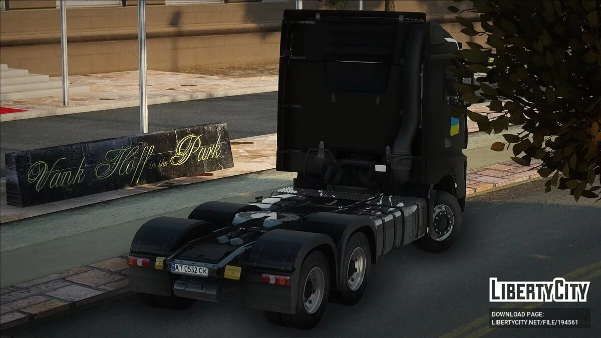Mercedes-Benz Actros 2016 Black / GTA San Andreas