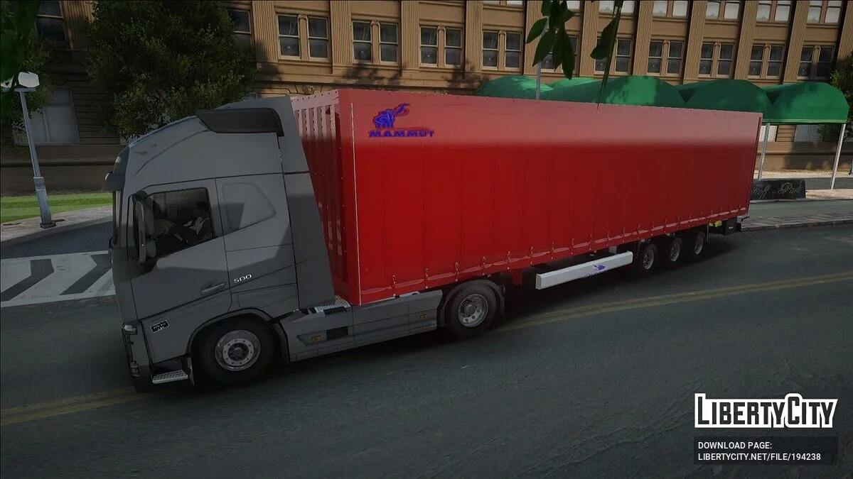 Volvo FH750 + трейлер / GTA San Andreas
