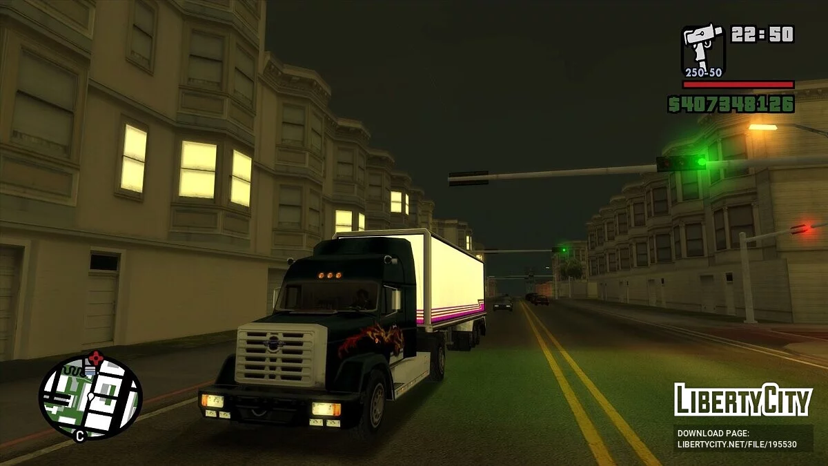 ЗиЛ из игры Дальнобойщики 2 / GTA San Andreas