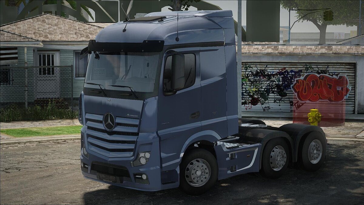 Скачать Mercedes-Benz Actros для GTA San Andreas