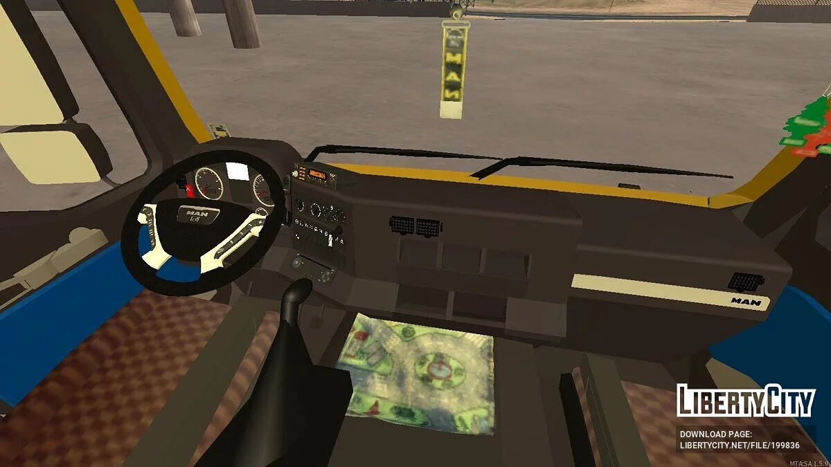 MAN Бензовоз + CCD / GTA San Andreas