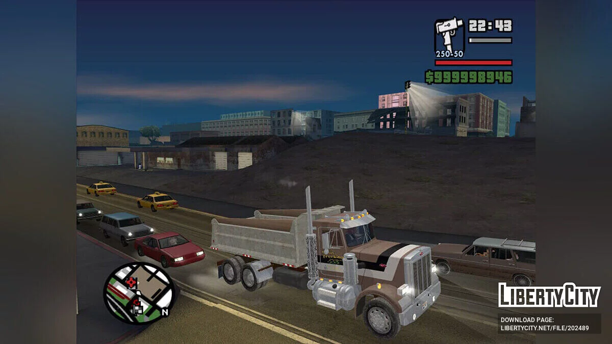 Peterbilt 359 Dumper / GTA San Andreas