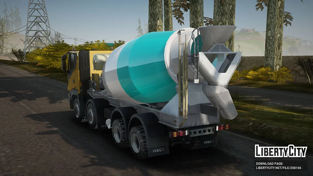 Iveco Trakker 2014 Concrete Snow / GTA San Andreas