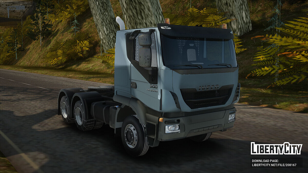 Скачать Iveco Trakker 2014 Snow для GTA San Andreas