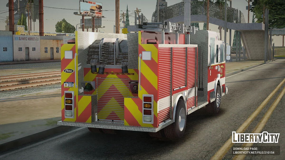 Pierce Pumper. San Francisco Fire Department / GTA San Andreas