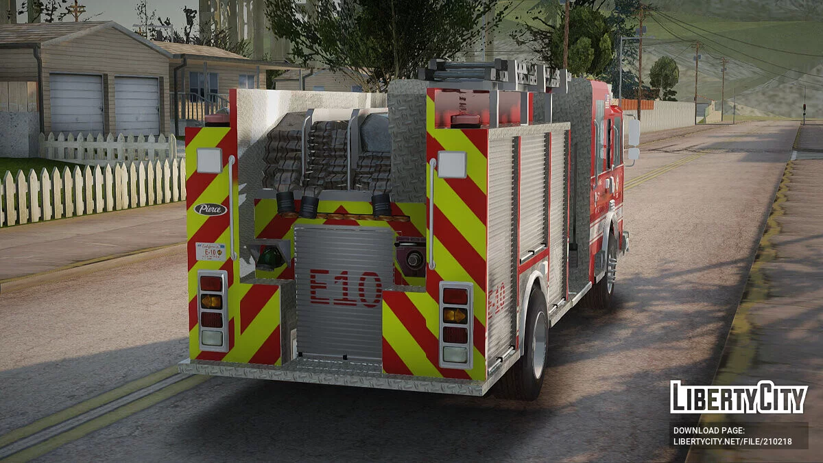 Pierce Saber LAFD Engine 10 / GTA San Andreas